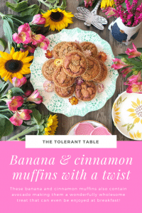 Banana and cinnamon muffins Pinterest