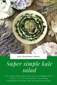 Super Simple Kale Salad Pinterest