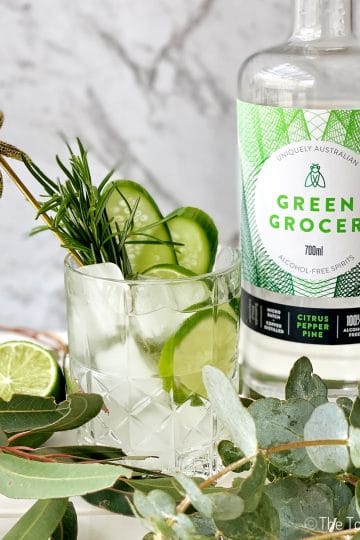 Christmas Mocktail - the green grocer fizz